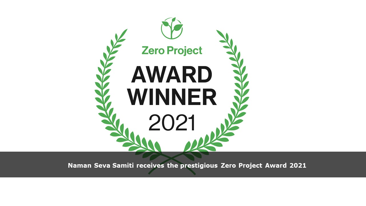 Naman Seva Samiti receives Zero Project Award